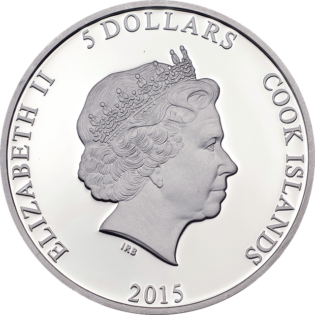 A unique 1 ounce silver coin Tina Maze.