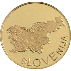 Ljubljana Slovenija - zlatnik, teža 5g, čistina 900/1000