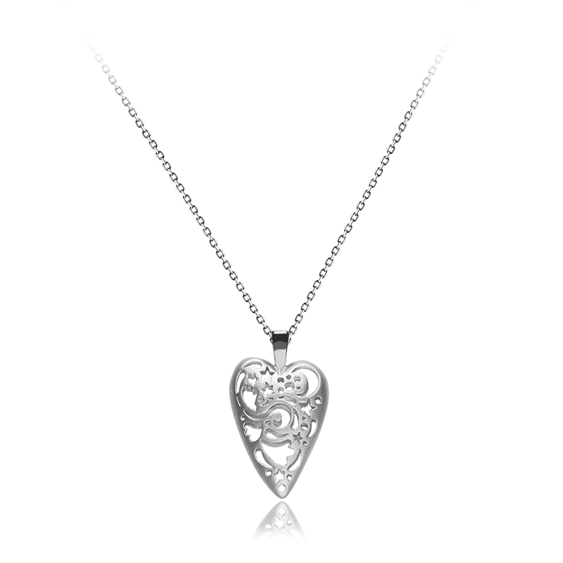 Necklace silver 925/000 rhodium plated
