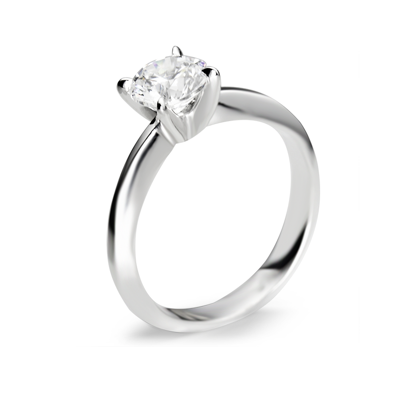 Prsten SOLITAIRE kolekcija s dijamantom 1 ct. za koji vrijede informativne cijene od 10.700,00 €. Za točnu cijenu, ispunite mrežni obrazac, jer ona ovisi o čistoći i boji dijamanta. 